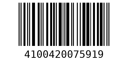 Штрихкод 4100420075919