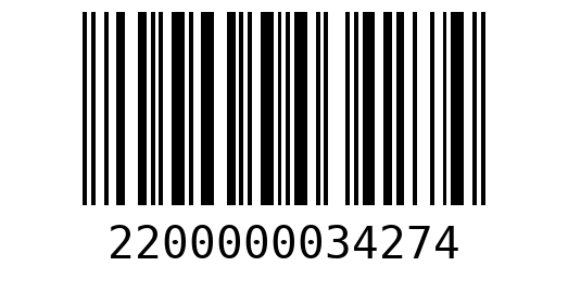 Штрихкод 2200000034274