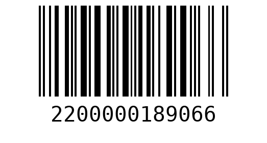 Штрихкод 2200000189066