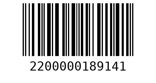 Штрихкод 2200000189141