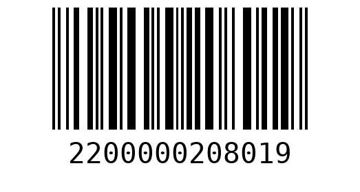 Штрихкод 2200000208019