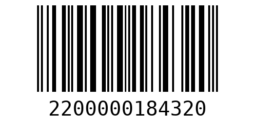 Штрихкод 2200000184320