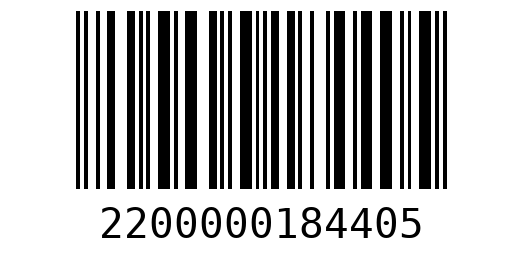Штрихкод 2200000184405