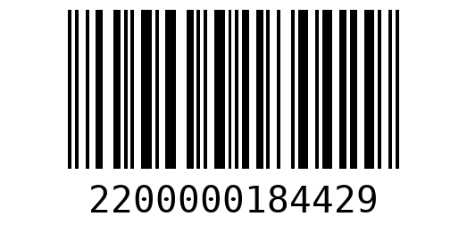 Штрихкод 2200000184429