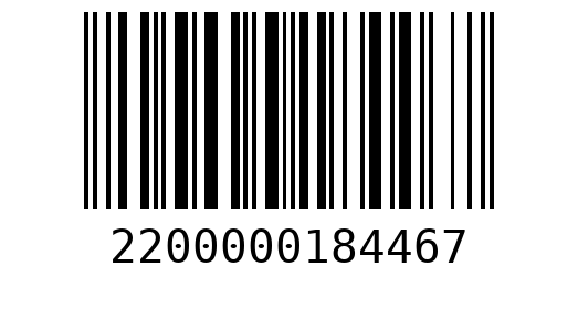 Штрихкод 2200000184467