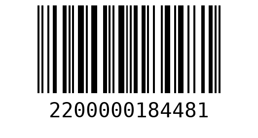 Штрихкод 2200000184481