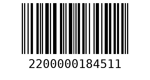 Штрихкод 2200000184511