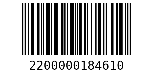 Штрихкод 2200000184610