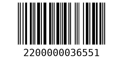 Штрихкод 2200000036551