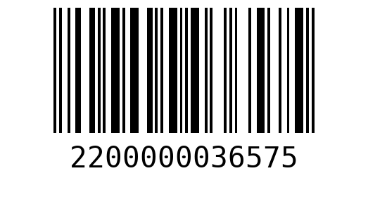 Штрихкод 2200000036575