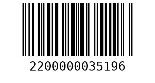 Штрихкод 2200000035196