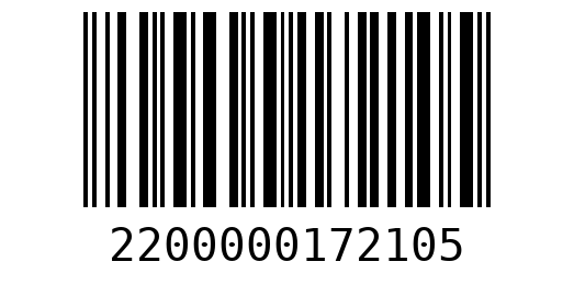 Штрихкод 2200000172105