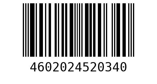 Штрихкод 4602024520340