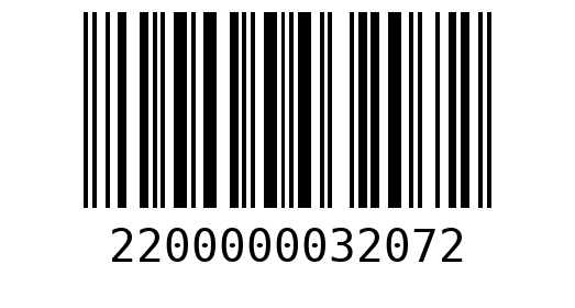 Штрихкод 2200000032072