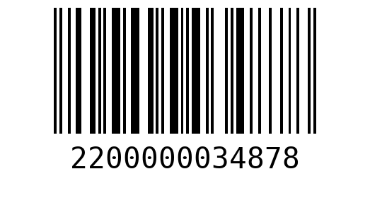 Штрихкод 2200000034878