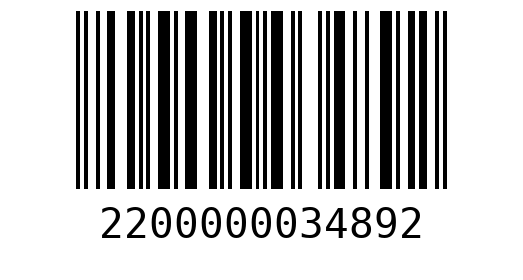 Штрихкод 2200000034892