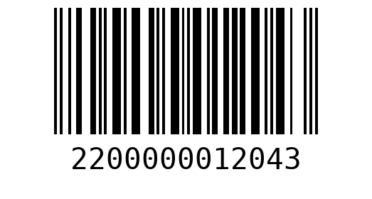 Штрихкод 2200000012043