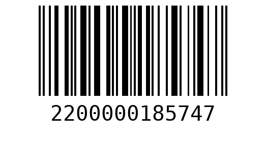 Штрихкод 2200000185747
