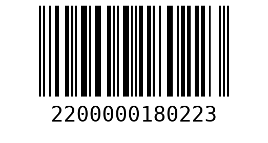 Штрихкод 2200000180223