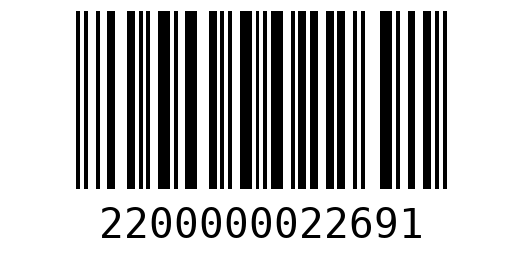 Штрихкод 2200000022691