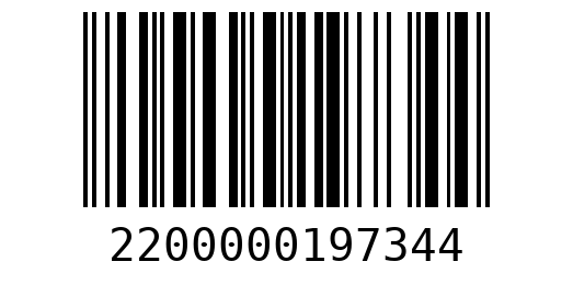 Штрихкод 2200000197344