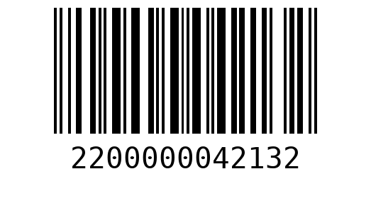 Штрихкод 2200000042132