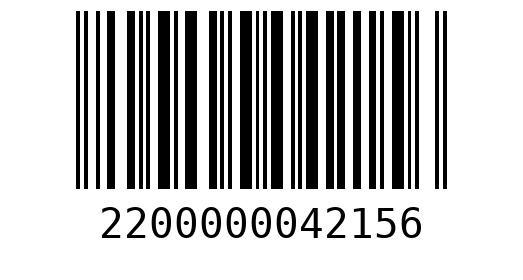 Штрихкод 2200000042156