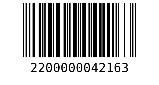 Штрихкод 2200000042163