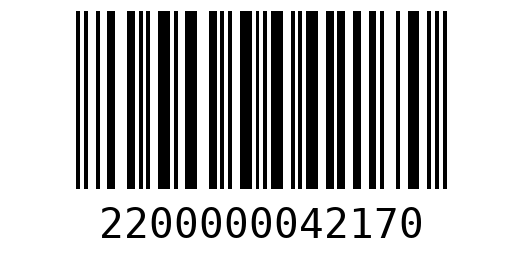 Штрихкод 2200000042170