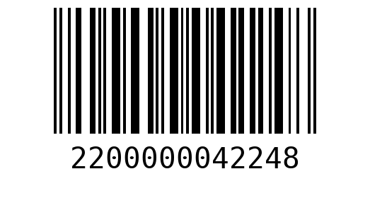 Штрихкод 2200000042248