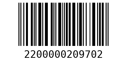 Штрихкод 2200000209702