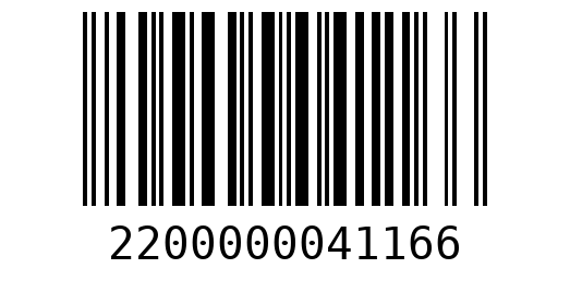 Штрихкод 2200000041166