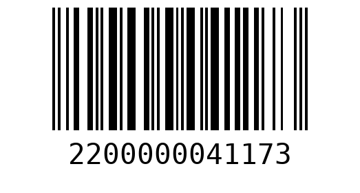 Штрихкод 2200000041173