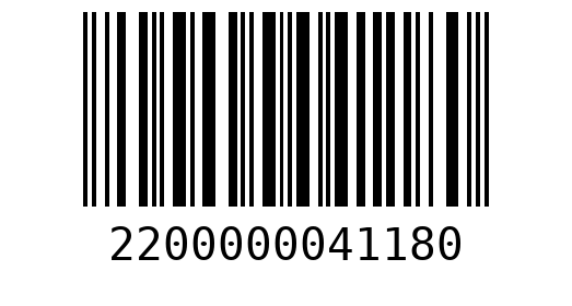 Штрихкод 2200000041180