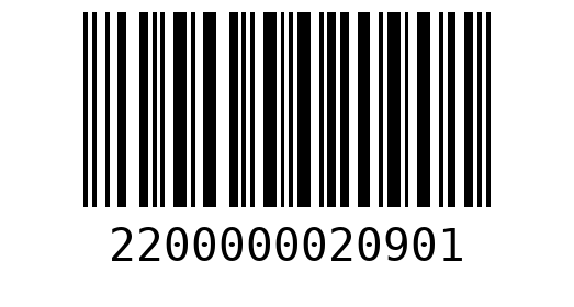 Штрихкод 2200000020901