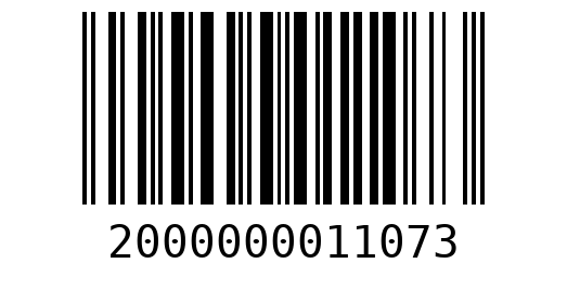 Штрихкод 2000000011073