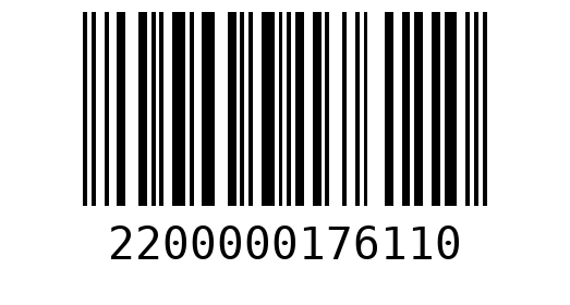 Штрихкод 2200000176110