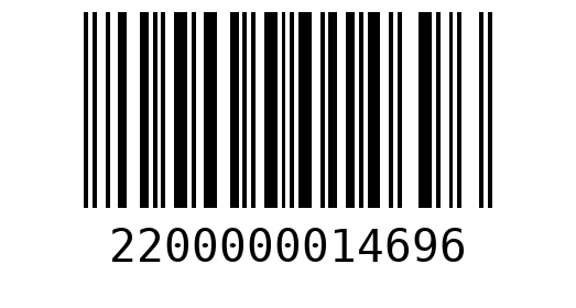 Штрихкод 2200000014696