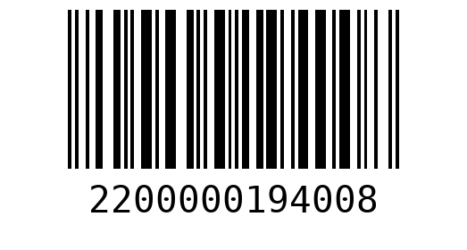 Штрихкод 2200000194008