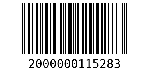 Штрихкод 2000000115283