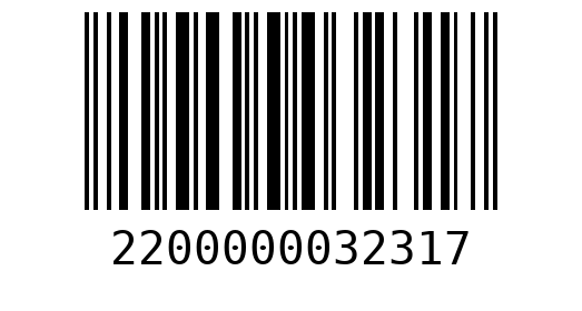 Штрихкод 2200000032317