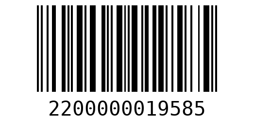 Штрихкод 2200000019585