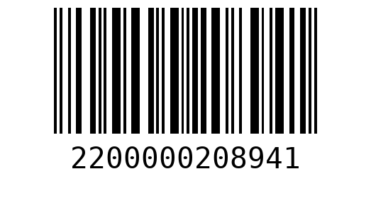Штрихкод 2200000208941