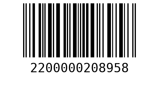 Штрихкод 2200000208958