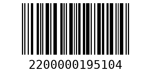 Штрихкод 2200000195104