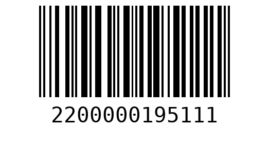 Штрихкод 2200000195111
