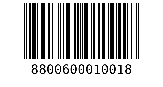 Штрихкод 8800600010018