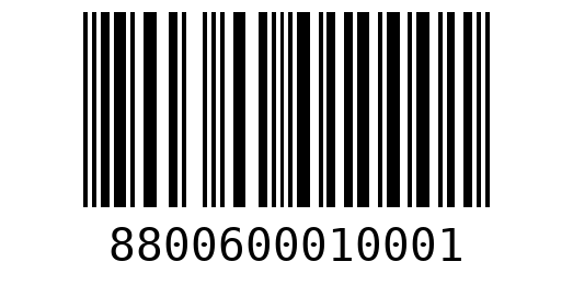Штрихкод 8800600010001