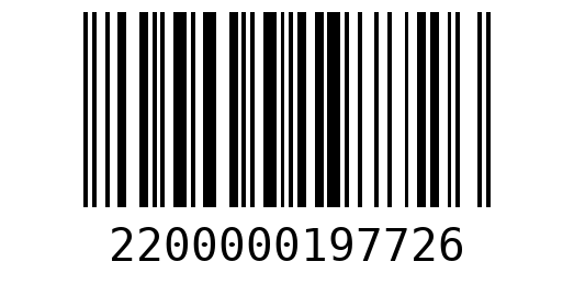 Штрихкод 2200000197726