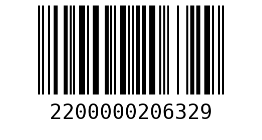 Штрихкод 2200000206329